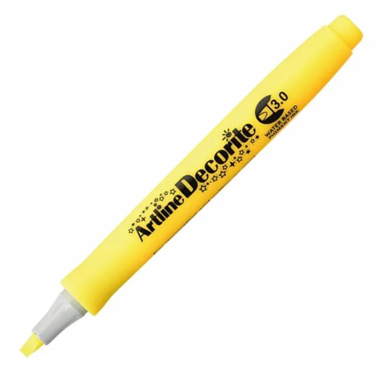 ARTLINE EDF-3 DECORITE 3.0mm KESİK UÇ MARKER YELLOW