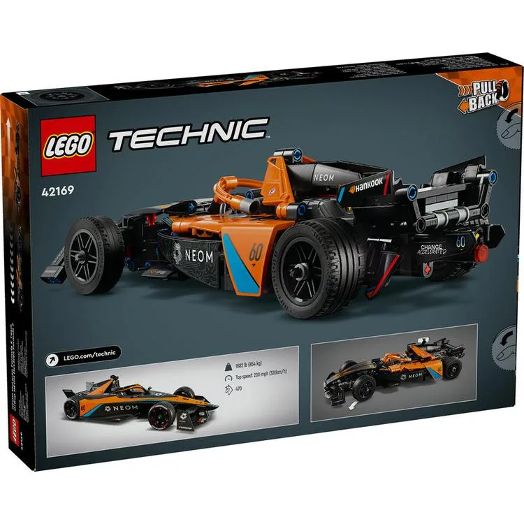 LEGO TECHNIC 42169 NEOM MCLAREN FORMULA E YA RIŞ ARABASI