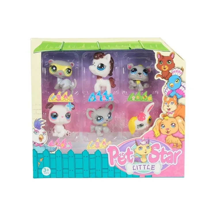 KIZILKAYA 3046A3 LITTLE PET STAR KÜÇÜK HAYVANLAR AİLESİ 6'lı