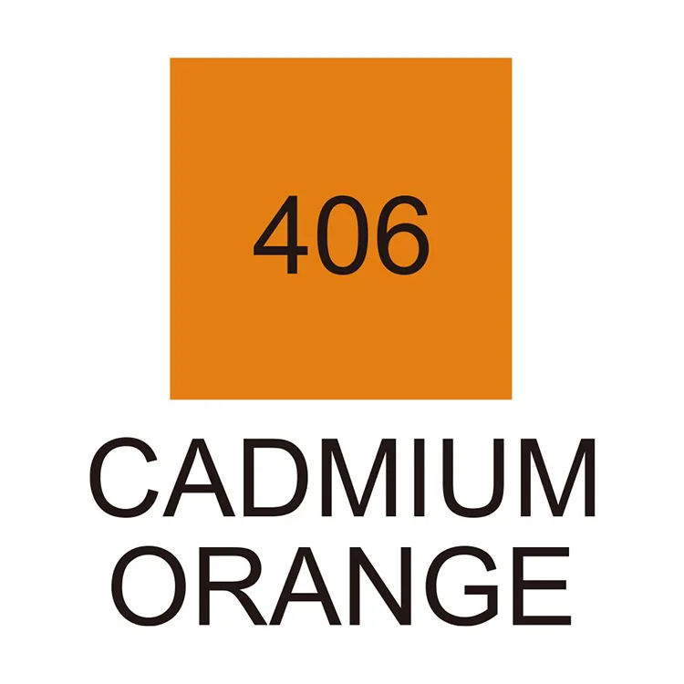 ZIG KURECOLOR KC-3000 406 TWIN S MARKER KALEM CADMIUM ORANGE