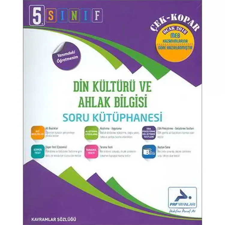 PARAF 5. SINIF DİN KÜLTÜRÜ VE AHLAK BİLGİSİ SORU KÜTÜPHANESİ