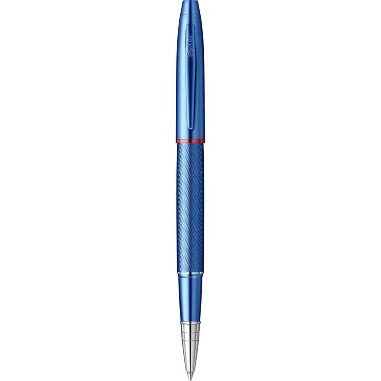 SCRIKSS 35 ROLLER KALEM METALİK MAVİ LÜKS KUTUDA