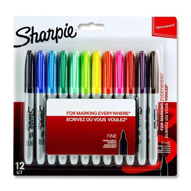 SHARPİE 2065404 PERMANENT MARKER SET FINE 12'Lİ KARIŞIK