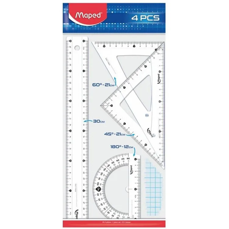 MAPED 242830 START MAXI 30 CM CETVEL SETİ 4'LÜ