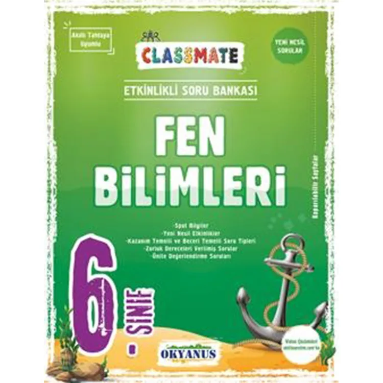 OKYANUS 6. SINIF CLASSMATE FEN BİLİMLERİ SORU BANKASI - 2024