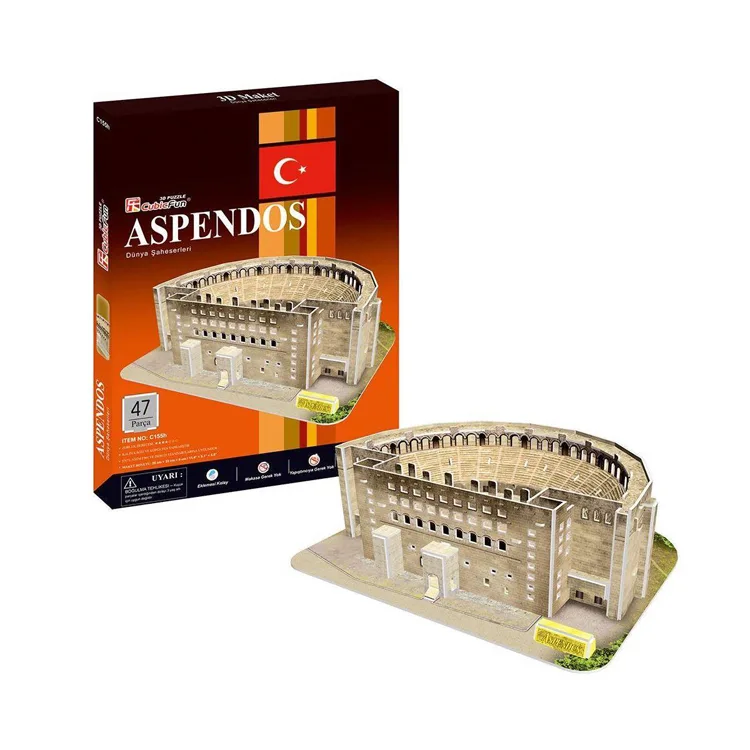 NECOTOYS CUB/C155H CUBIC FUN ASPENDOS 3D PUZZLE