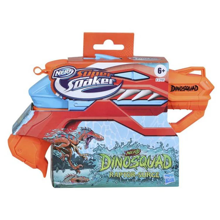 HASBRO NERF F2795 SUPER SOAKER DINOSQUAD RAPTOR SURGE WATER BLASTER