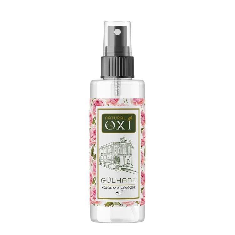 OXİ NATURAL PREMİUM 80° KOLONYA 150ML PET ŞİŞE KUTULU - GÜLHANE