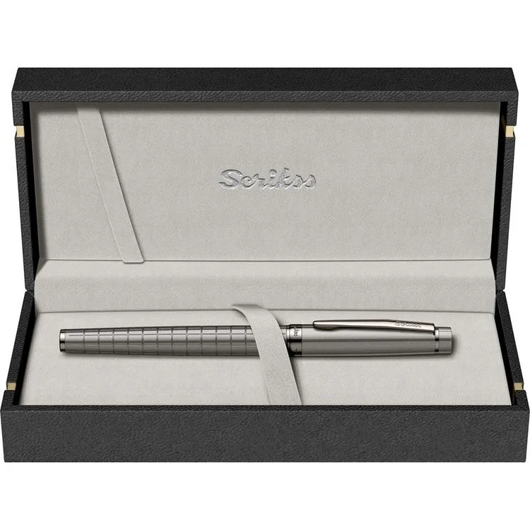 SCRIKSS 38 ROLLER KALEM KARBON GRİ ÖZEL KUTULU