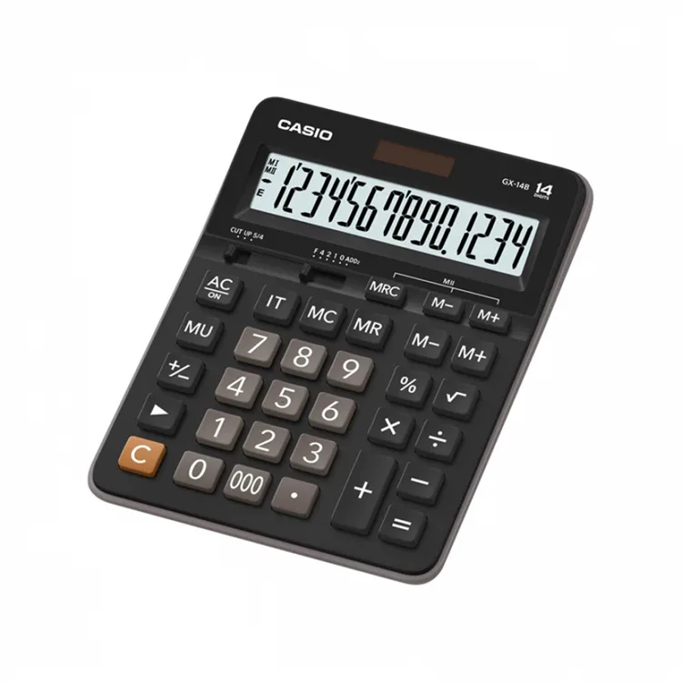 CASIO GX-14B-W-DC 14 HANE MASAÜSTÜ HESAP MAKİNESİ