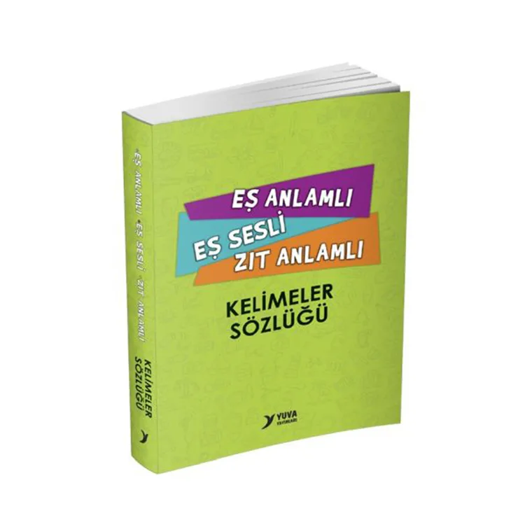 YUVA EŞ ANLAMLI EŞ SESLİ ZIT ANLAMLI KELİMELER SÖZLÜĞÜ (CEP BOY)