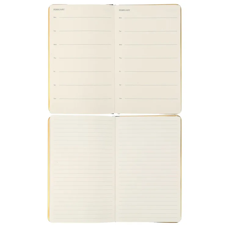 VICTORIA'S JOURNALS MONACO 0230 VEGAN DERİ SERT KAPAK 13x21 100gr.160 SYF. PLANNER ÇİZGİLİ DEFTER LİLA