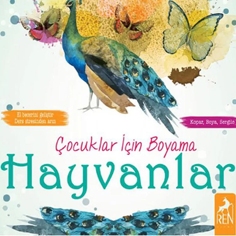 ÇOCUKLAR İÇİN BOYAMA - HAYVANLAR MANDALA