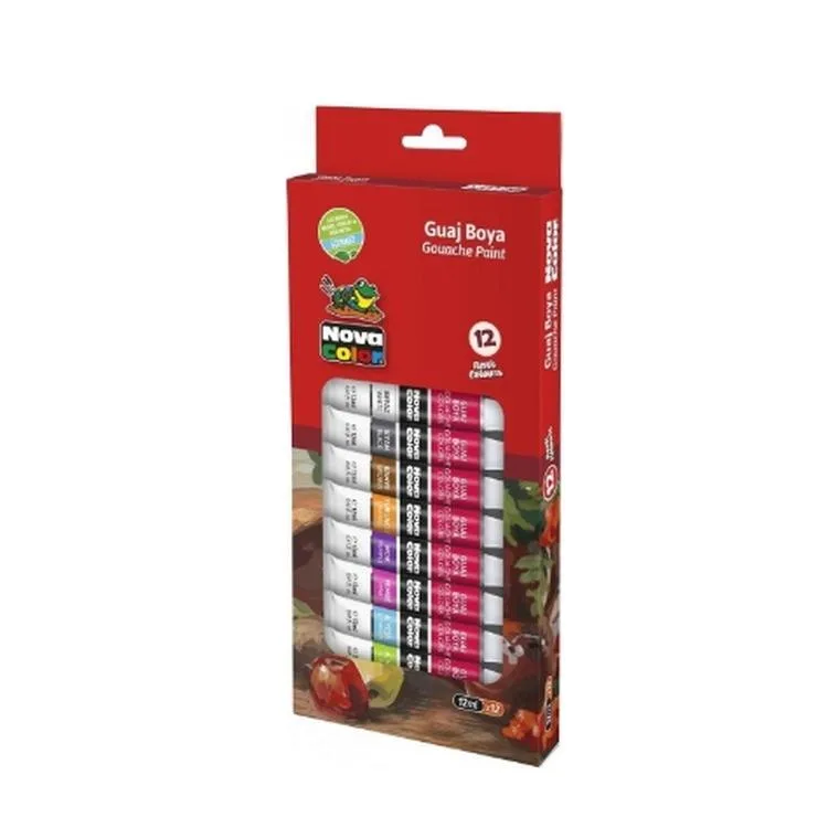 NOVA COLOR NC-781 12 'Lİ TÜP GUAJ BOYA 12 ML