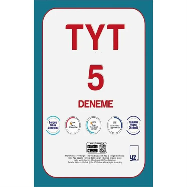 YZ YAYIN TYT 5 DENEME