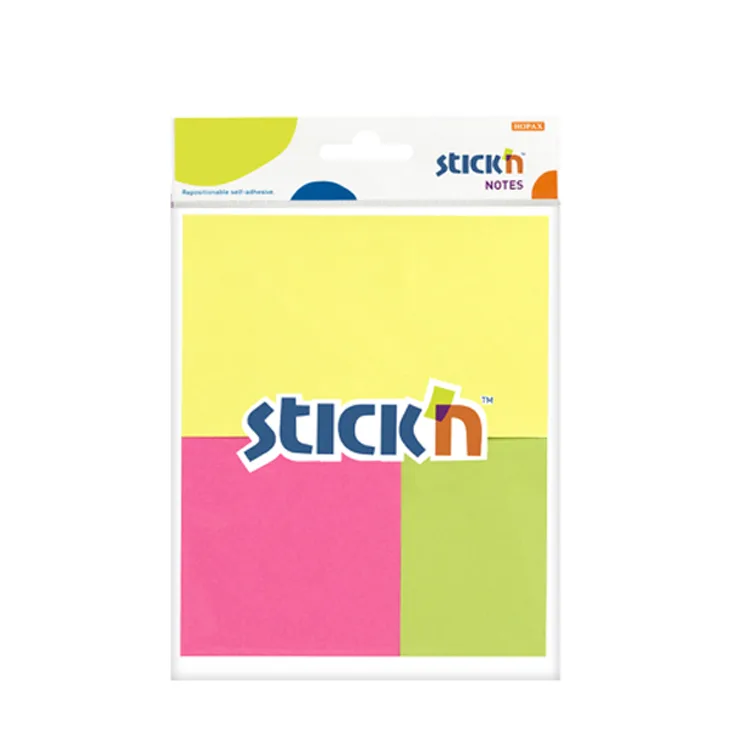 GIPTA STICKN 3 BOY 3 RENK YAPIŞKANLI NOTLUK 50 YP.