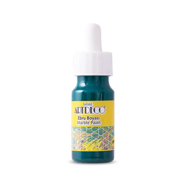 LİSANS ARTDECO EBRU BOYASI 30ML YEŞİL