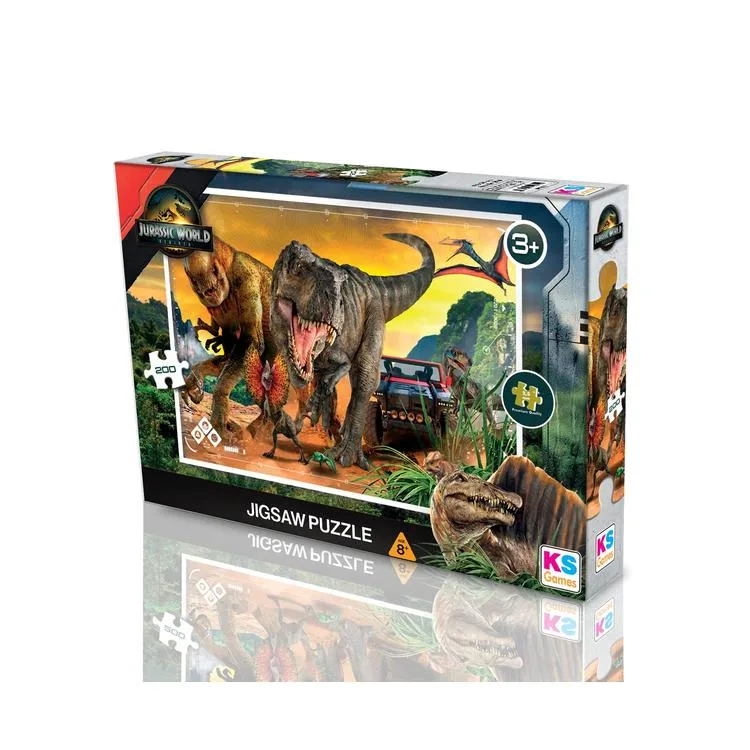 KS GAMES JW113 JURRASIC WORLD REBIRTH 34x48cm YAPBOZ/PUZZLE 200 PARÇA
