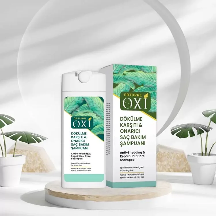 OXİ NATURAL DÖKÜLME KARŞITI NORMAL SAÇ ŞAMPUANI 300ML.