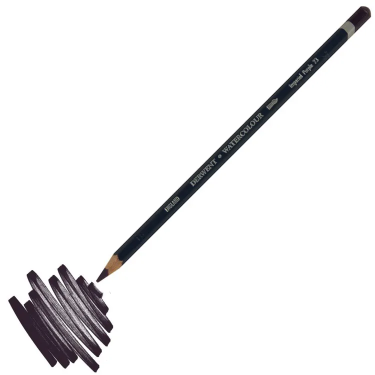 DERWENT NEW WATERCOLOUR PENCIL- SULUBOYA KALEMİ- IMPERIAL PURPLE 23