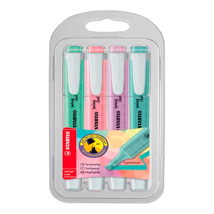 STABILO 275/4-08 SWING COOL PASTEL KALEM 4'lü PAKET