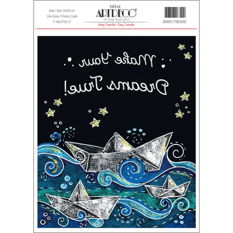 ARTDECO KOLAY TRANSFER 25X35CM DESEN NO:77