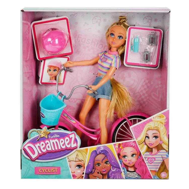 SUNMAN 81023 DREAMEEZ BEBEK VE BİSİKLETİ OYUN SETİ 3+