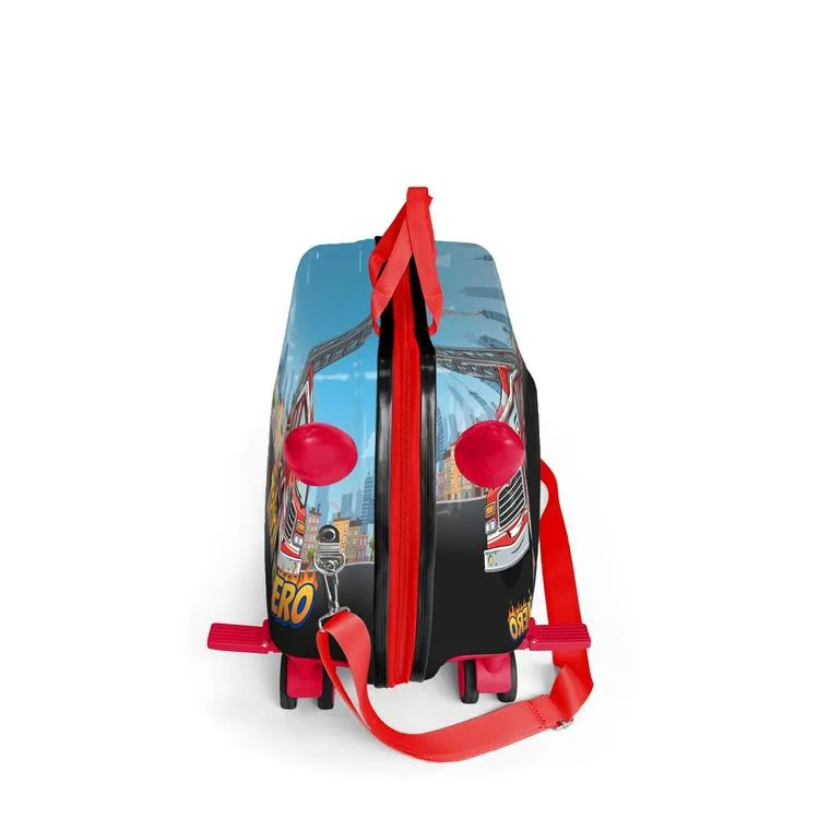 CORAL HIGH 16373 İTFAİYE DESENLİ OTUR-ÇEK ÇOCUK VALİZİ