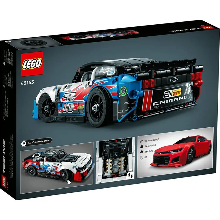 LEGO TECHNIC 42153 NASCAR YENİ NESİL CHEVROLET CAMARO ZL1 672 PARÇA 9+