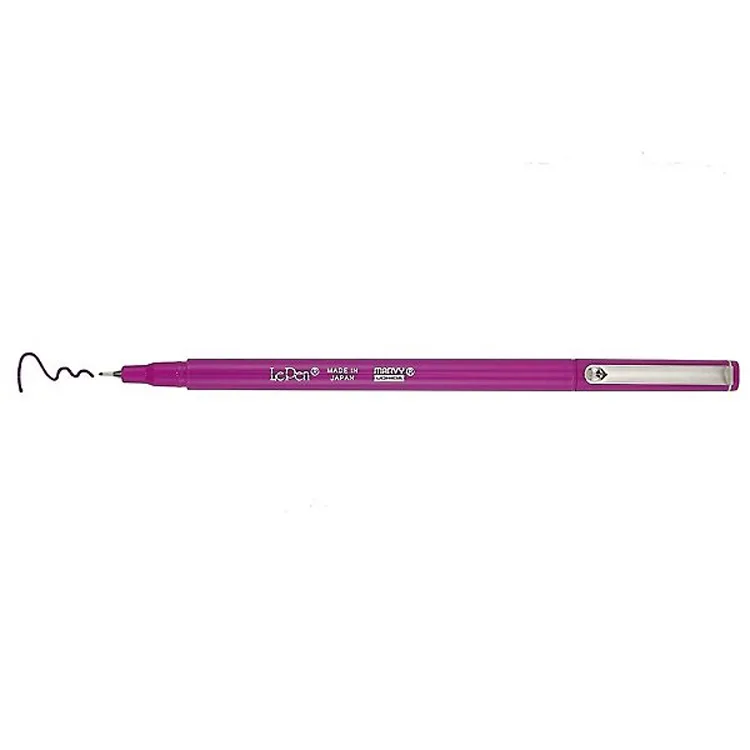 MARVY LE FINE PEN 4300-20 EKSTRA FINE UÇ KALEM METAL KLİPS- MAGENTA
