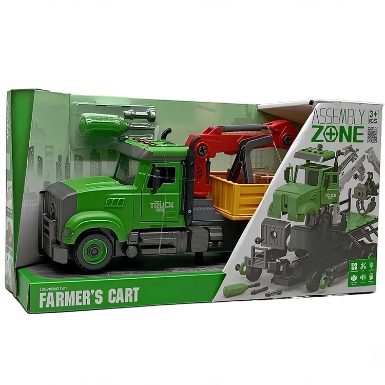 CANEM YW9073AB SÜRTMELİ SESLİ IŞIKLI ÇİFTLİK KAMYONU 3+