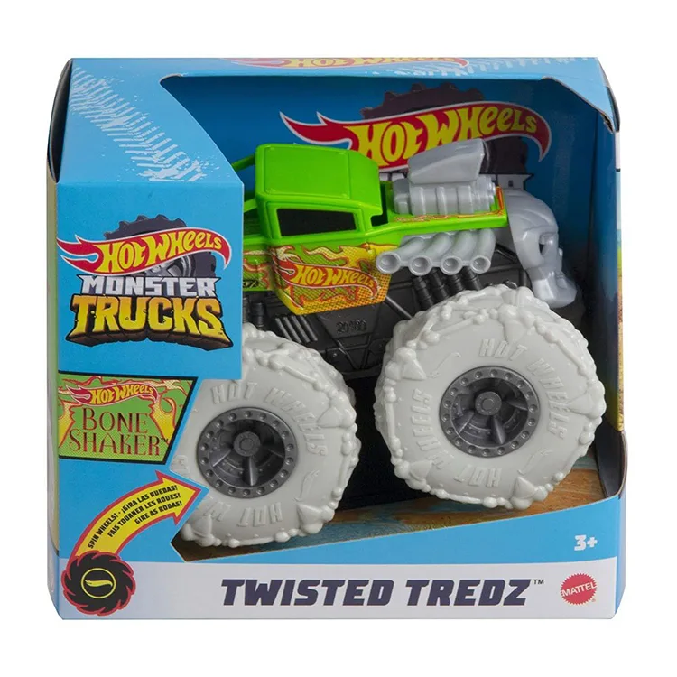 MATTEL GVK37-GVK38 HOTWHEELS MONSTER TRUCKS 1:43 ÇEK BIRAK ARABA BONO SHAKER