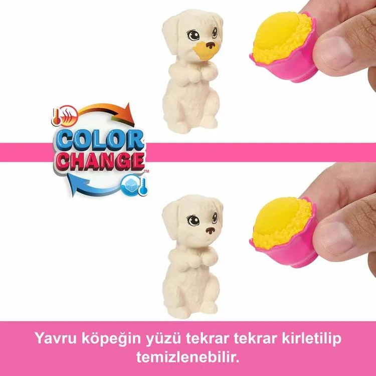 BARBIE HXN01 BARBIE KÖPEKCİKLERİ PİJAMA PARTİSİ OYUN SETİ 3+