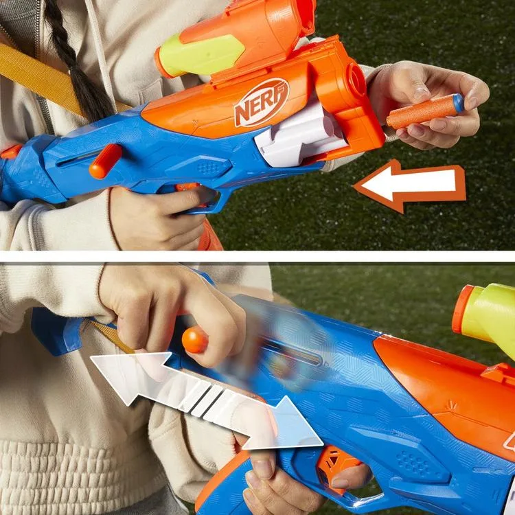 HASBRO F8633 NERF N SERİSİ GEAR UP PACK SÜNGER ATAN SİLAH 18 MERMİ 8+
