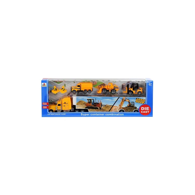 CANEM DS853 METAL İŞ MAKİNELERİ VE TAŞIYICI TIR SETİ KUTULU 3+