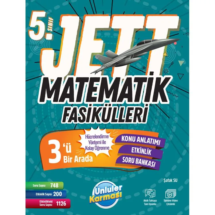 ÜNLÜLER KARMASI 5. SINIF JETT MATEMATİK FASİKÜLLERİ