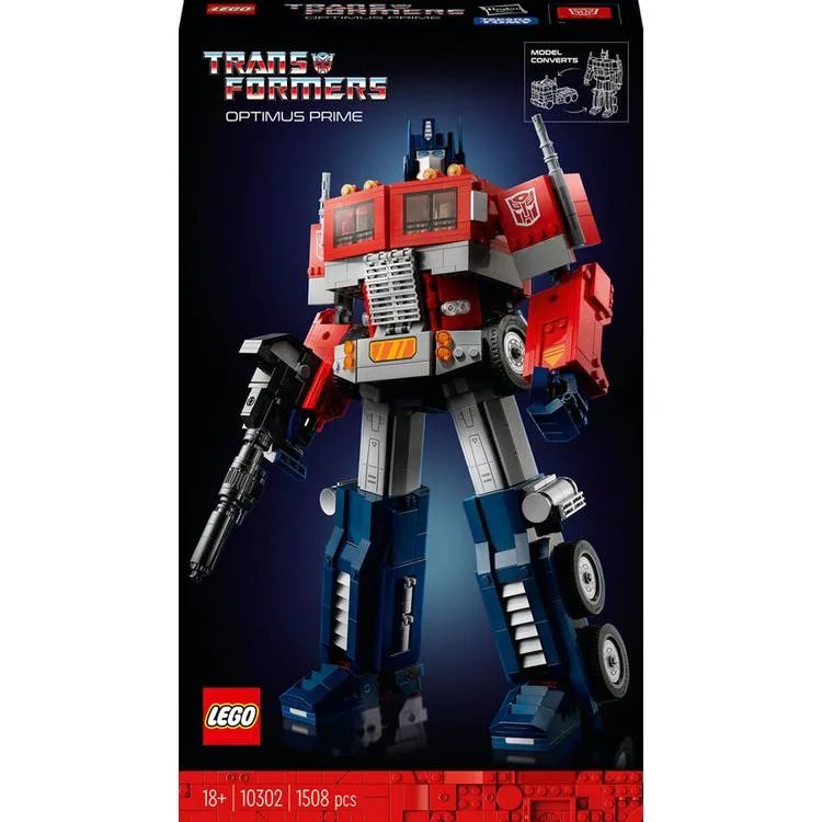 LEGO 10302 ICONS TRANSFORMERS OPTIMUS PRIME 1508 PARÇA 18+