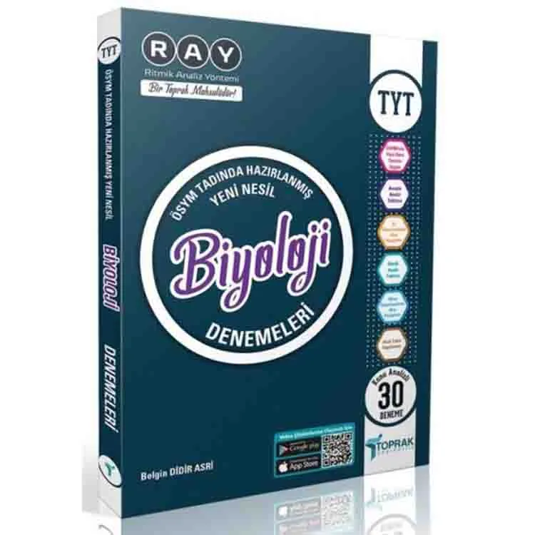 TOPRAK TYT BİYOLOJİ DENEME KİTABI