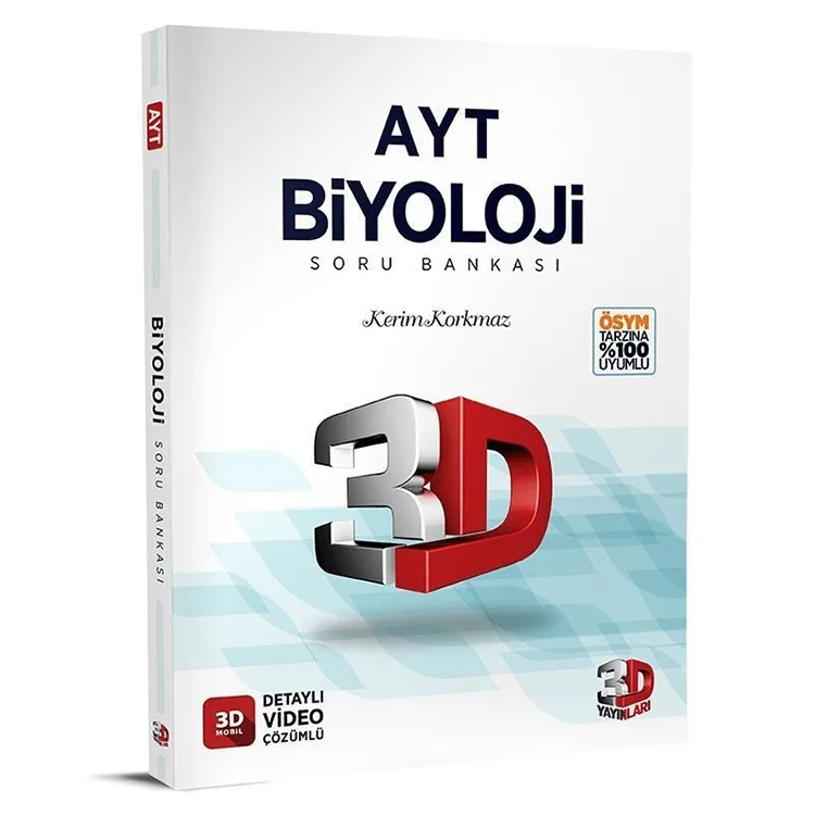 3D AYT BİYOLOJİ SORU BANKASI