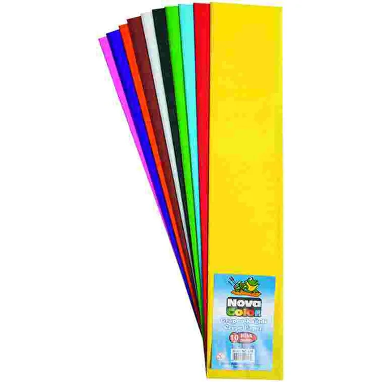 NOVA COLOR KRAPON KAĞIDI 50x200cm 10 RENK NC-338
