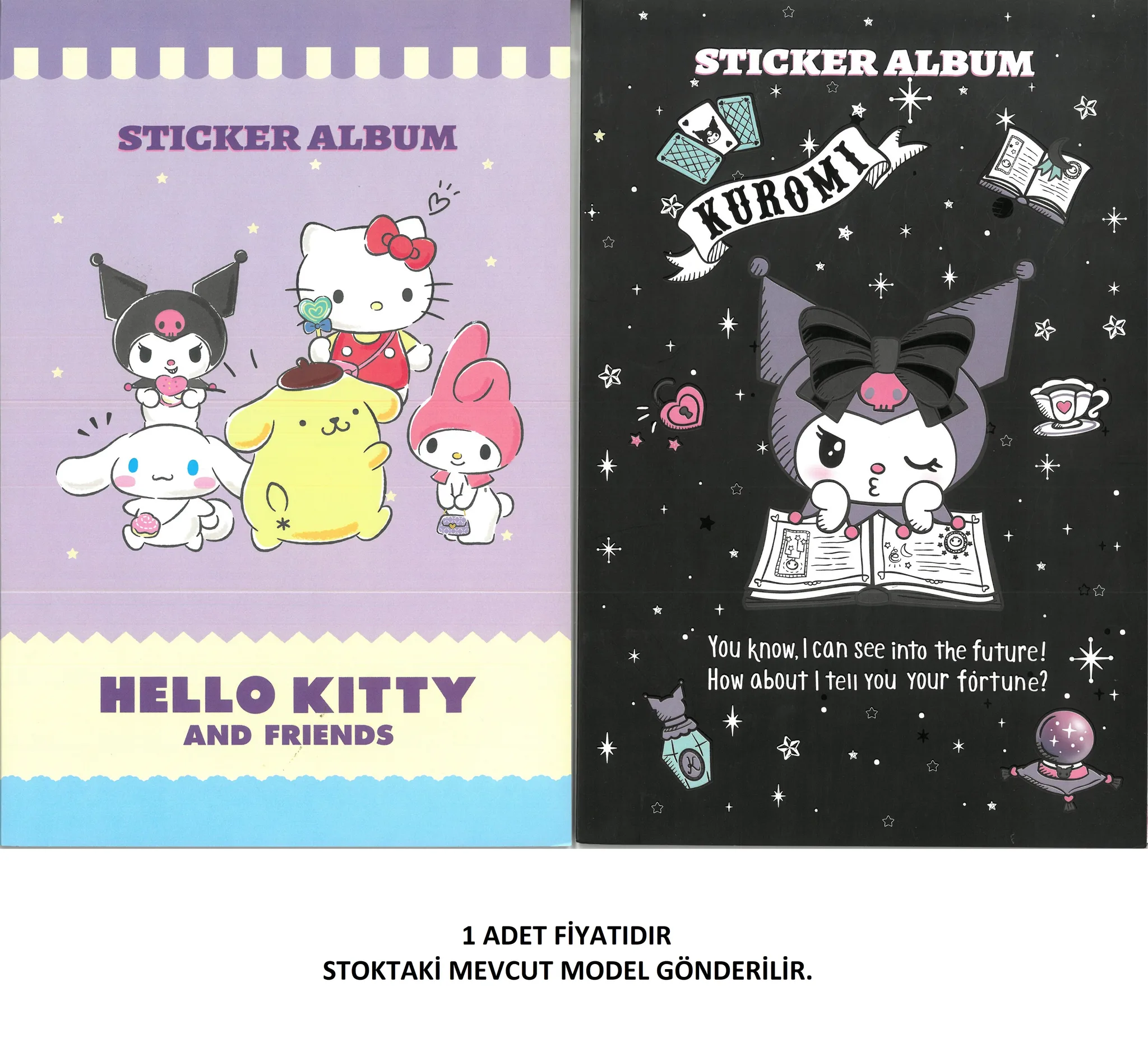 HELLO KITTY & KUROMI FRIENDS STICKER ALBÜMÜ - 15631