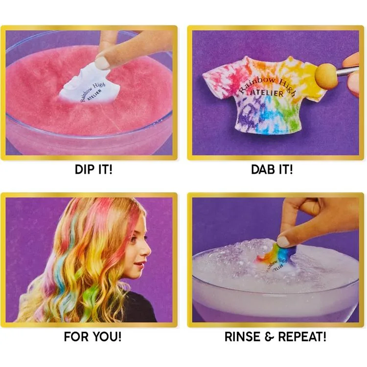 RAINBOW HIGH 507598-81 WATERCOLOR-CREATE MODA BEBEK 4+