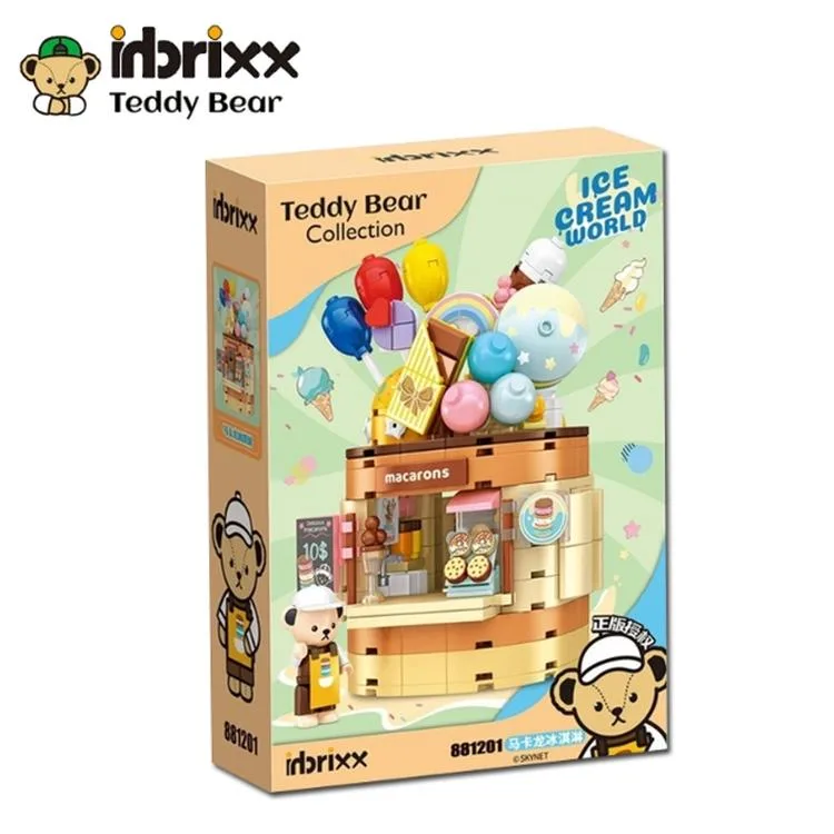 VAGONLIFE PANLOS P881201 TEDDY BEAR KOLEKSİYONU: DONDURMA DÜNYASI 354 PARÇA BLOCK OYUNCAK