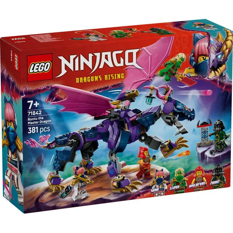 LEGO 71842 RONTU THE MASTER DRAGON 381 PARÇA 7+