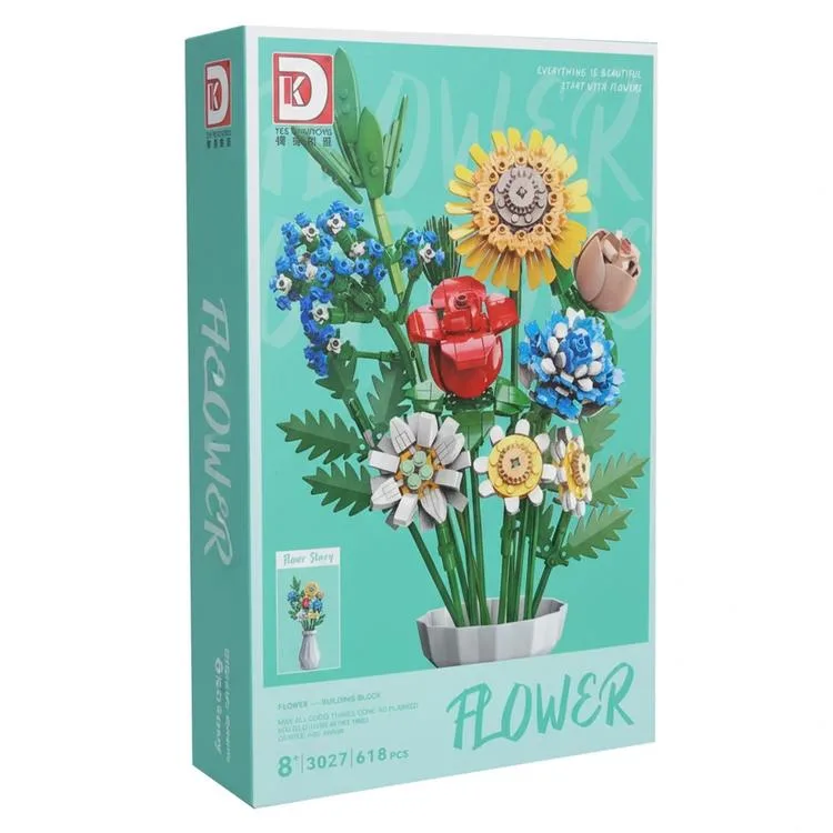PASİFİK 3027 FLOWER ÇİÇEK BUKETİ LEGO YAPIM SETİ 618 PARÇA 8+