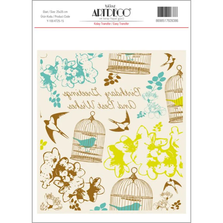 ARTDECO KOLAY TRANSFER 25X35CM DESEN 15