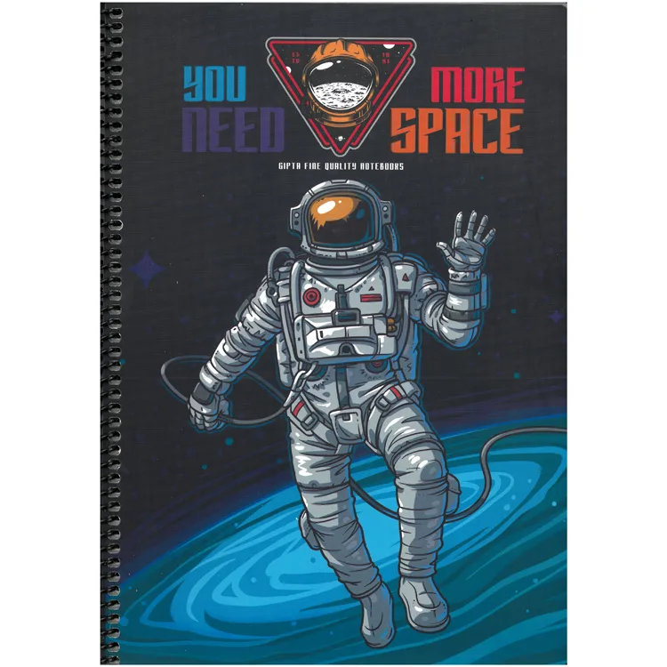 GIPTA SPACE SPİRALLİ KARTON KAPAK A4 80 YP ÇİZGİLİ DEFTER