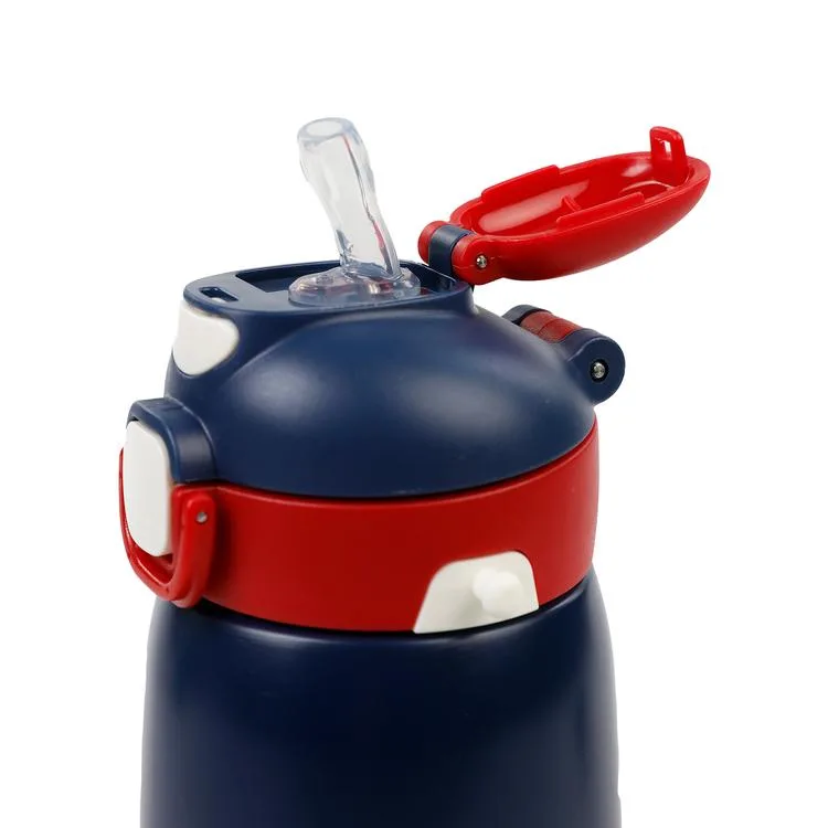 VAGONLİFE DILLER PASLANMAZ ÇELİK PİPETLİ/PİPETSİZ KULLANIM MATARA/TERMOS 9073 420ML BLUE