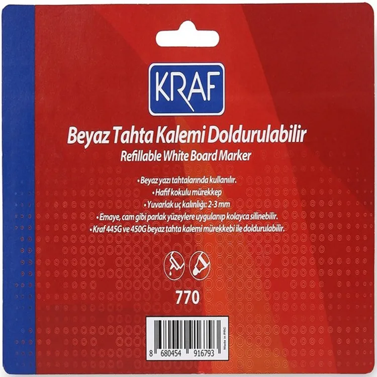 KRAF DOLDURULABİLİR TAHTA KALEMİ 4'LÜ SET 770-4