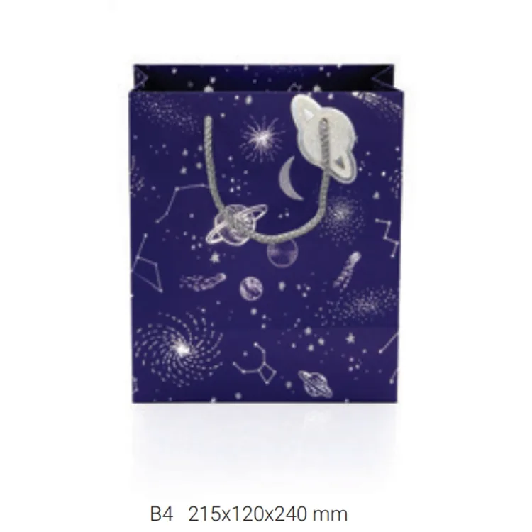 GIPTA B4 COSMIC HEDİYELİK KARTON ÇANTA BG7013